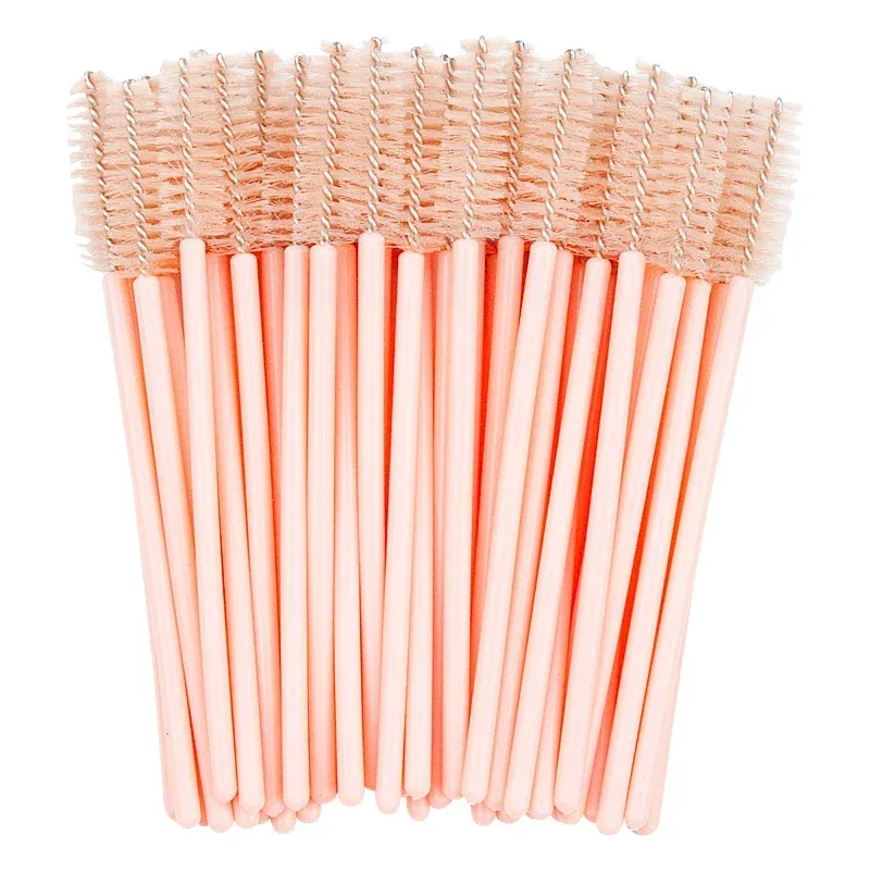 50 Pcs Für Pfropfen Wimpern Verlängerung Frauen Make-Up Pinsel Werkzeuge Einweg Nylon Mascara Zauberstab Applikator Wimpern Pinsel
