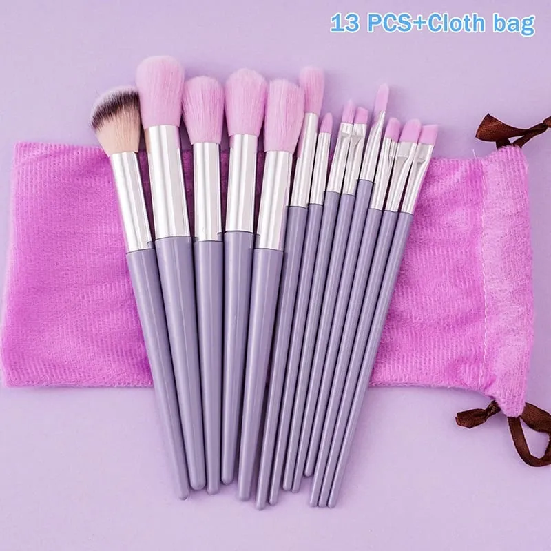 8/13PcsMakeup Brush Set Fluffy Professiona Cosmetic Foundation Powder Eyeshadow Kabuki Make Up Brush Beauty Tool Makeup. — image 15