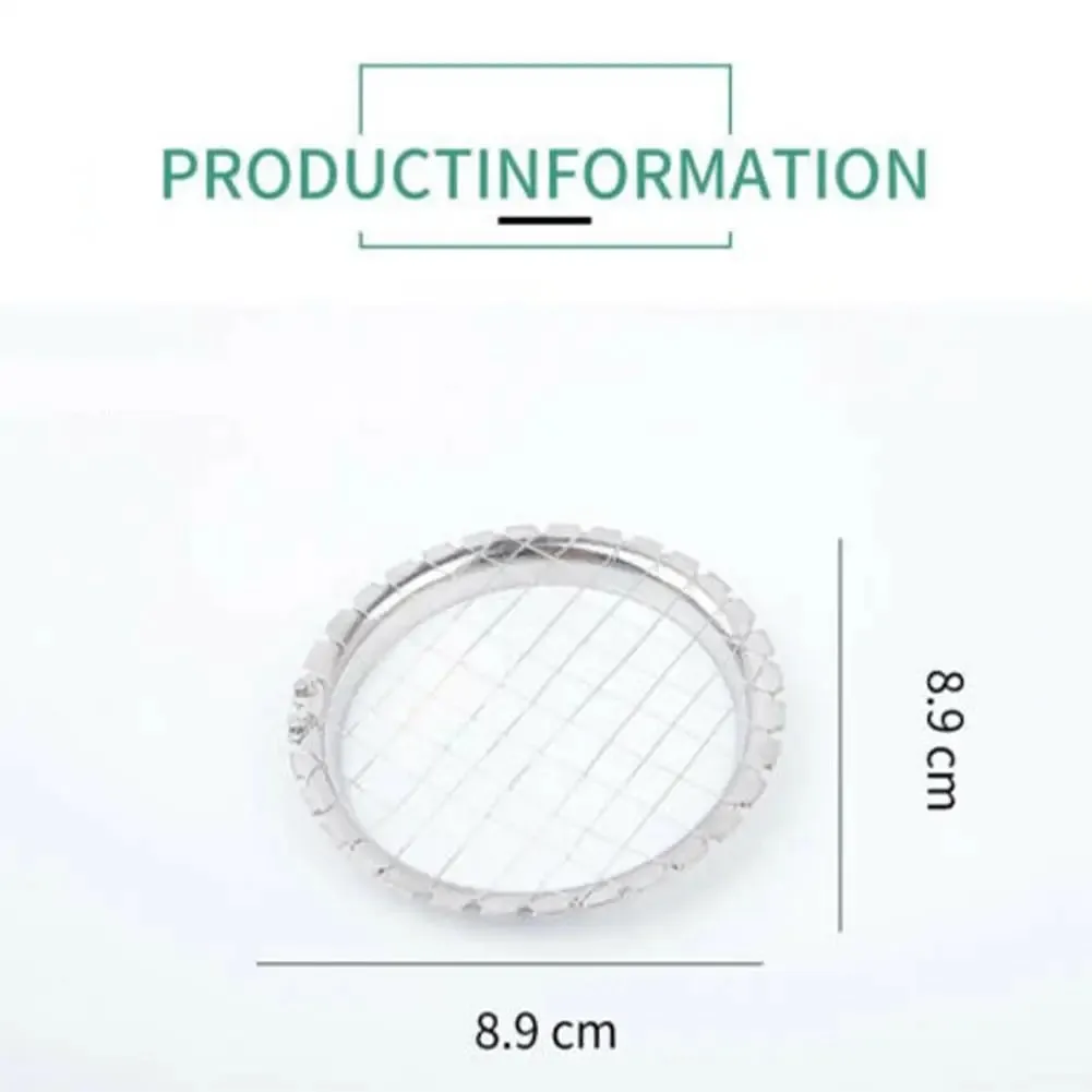 1Pc Cubes Round Grid Cutter Slicer For Egg Mushrooms Vegetables Kitchen Cut Device Tools Chopper Stainless Steel Egg Chopper