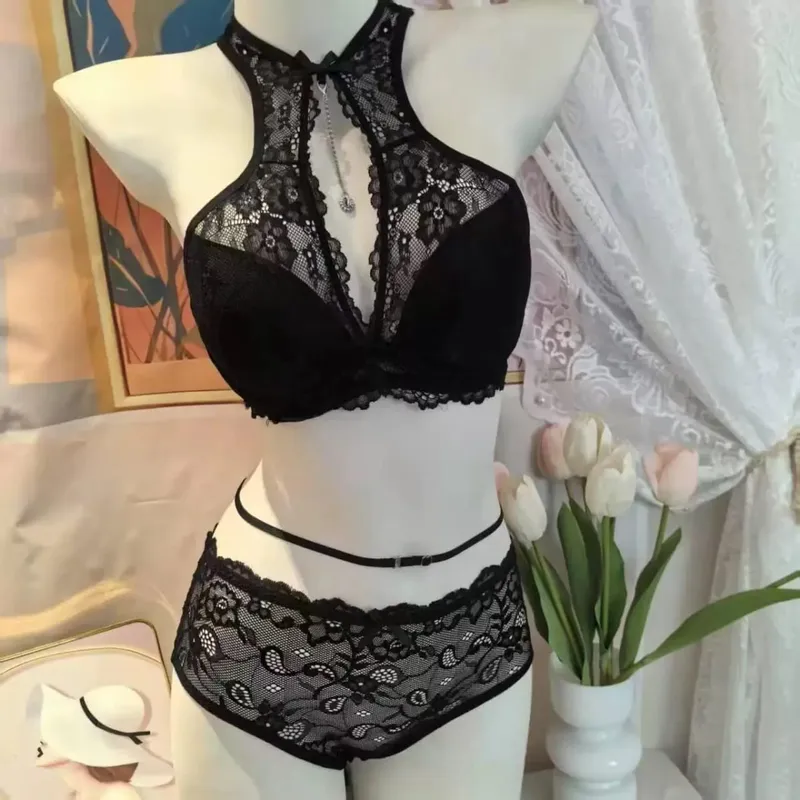 Elegant French Lingerie for Women Small Bust Wireless Lace Bralette Push Up Effect No Underwire Thin Straps Comfort Everyday