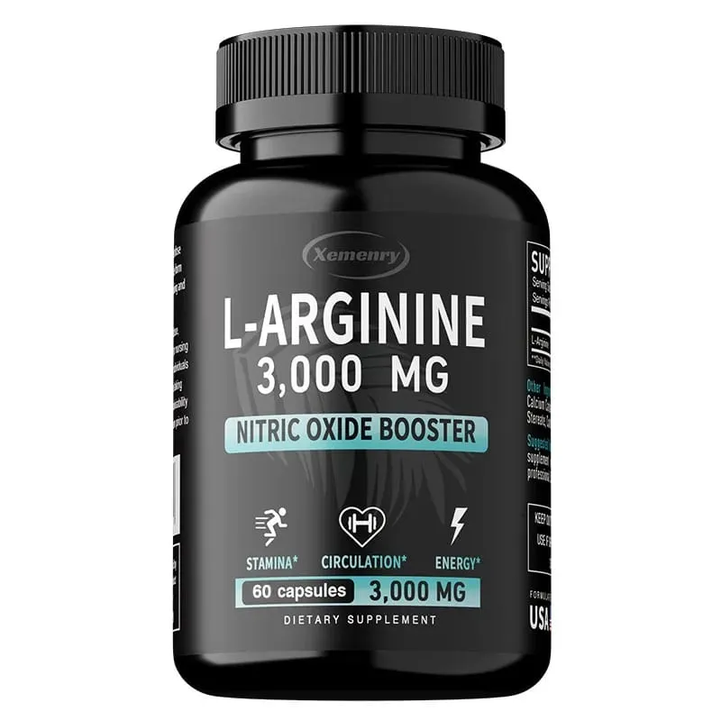 L-Arginine 3000mg - Supports Muscle Growth Vascular Function Boosts Energy Improves Endurance and Promotes Blood Circulation — image 8