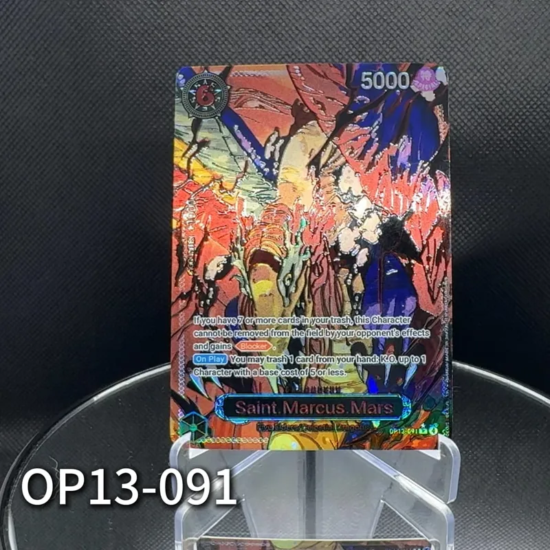 One Piece TCG OPCG English Character Card OP13 5 Siant Nusjuro Saturn Ju.Peter Warcury Mars Imu Deck Textured Foil Card — image 8