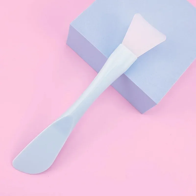 Wholesale Silicone Facial Head Mask Brush Soft Brushes Integrated Makeup Dual-use Mud Film Brush DIY Film Adjusting Beauty Tool — image 3