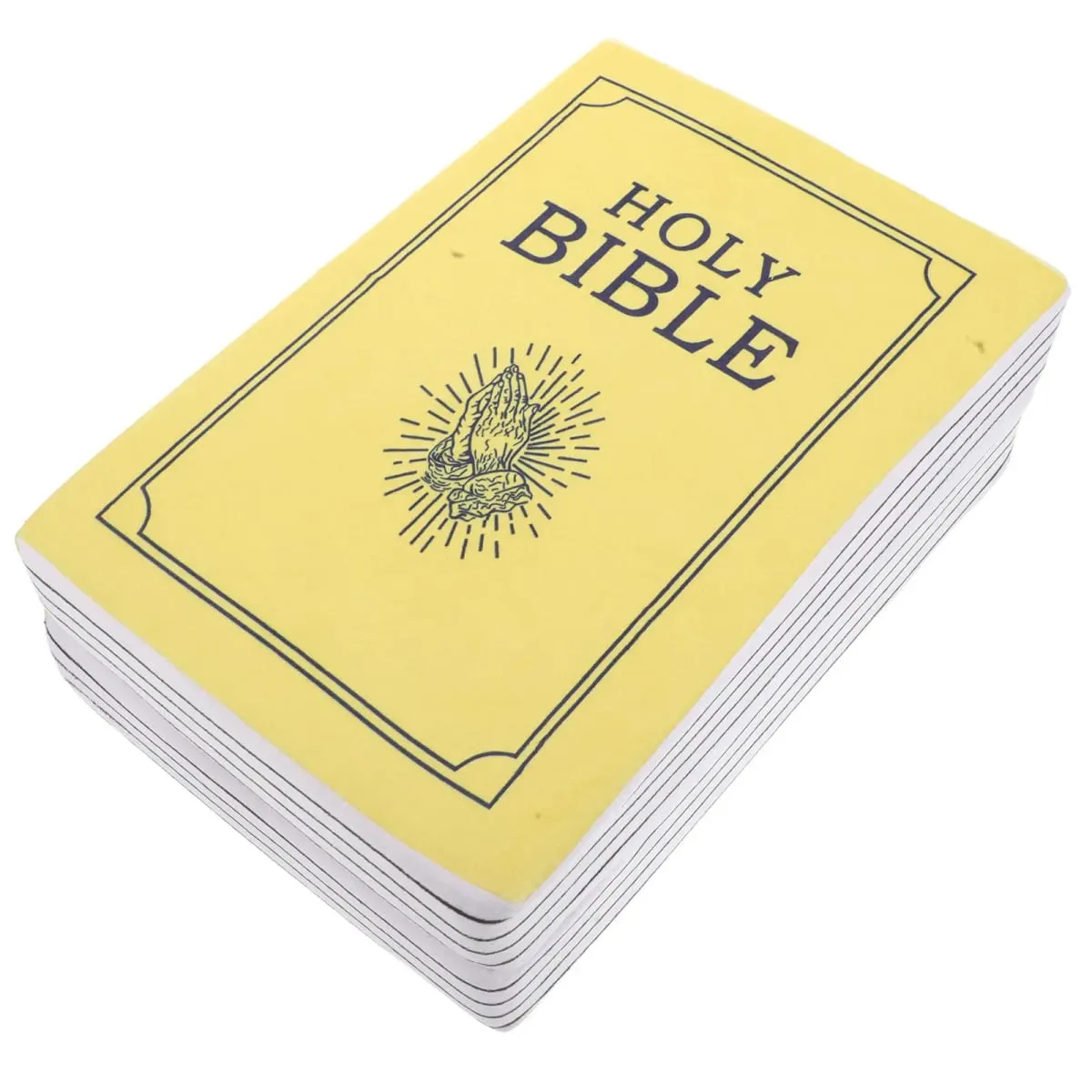 Bible Pillow Soft Cushion Book Shape Decorative Throw Pillow for Sofa Chair Bed Christian Home Bedroom Couch Accent — image 3
