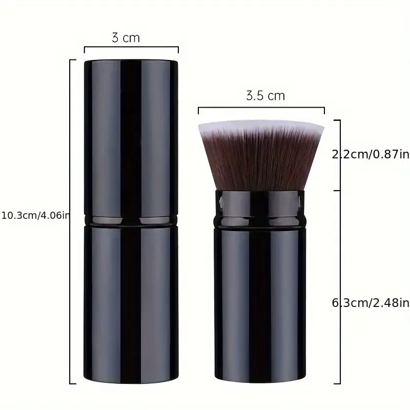 1pcs Professional Makeup Brushes Retractable Blusher Powder Foundation Face Concealer Kabuki Makeup Brush Cosmetic Tools