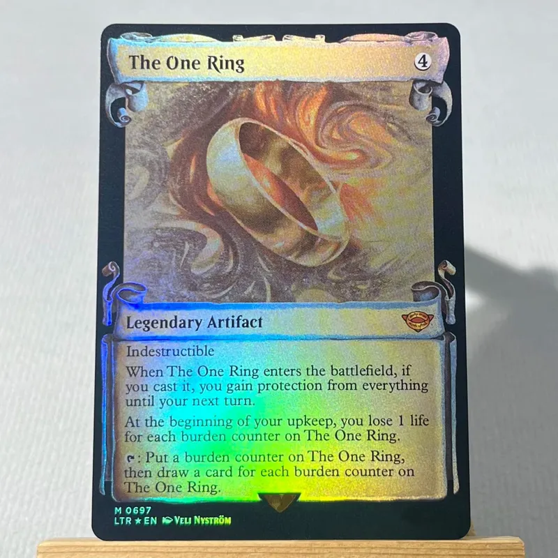 TCG Proxy Cards Deck Borad Games Single Hologram Black Lotus Power9 Dual Lands The One Ring — image 15