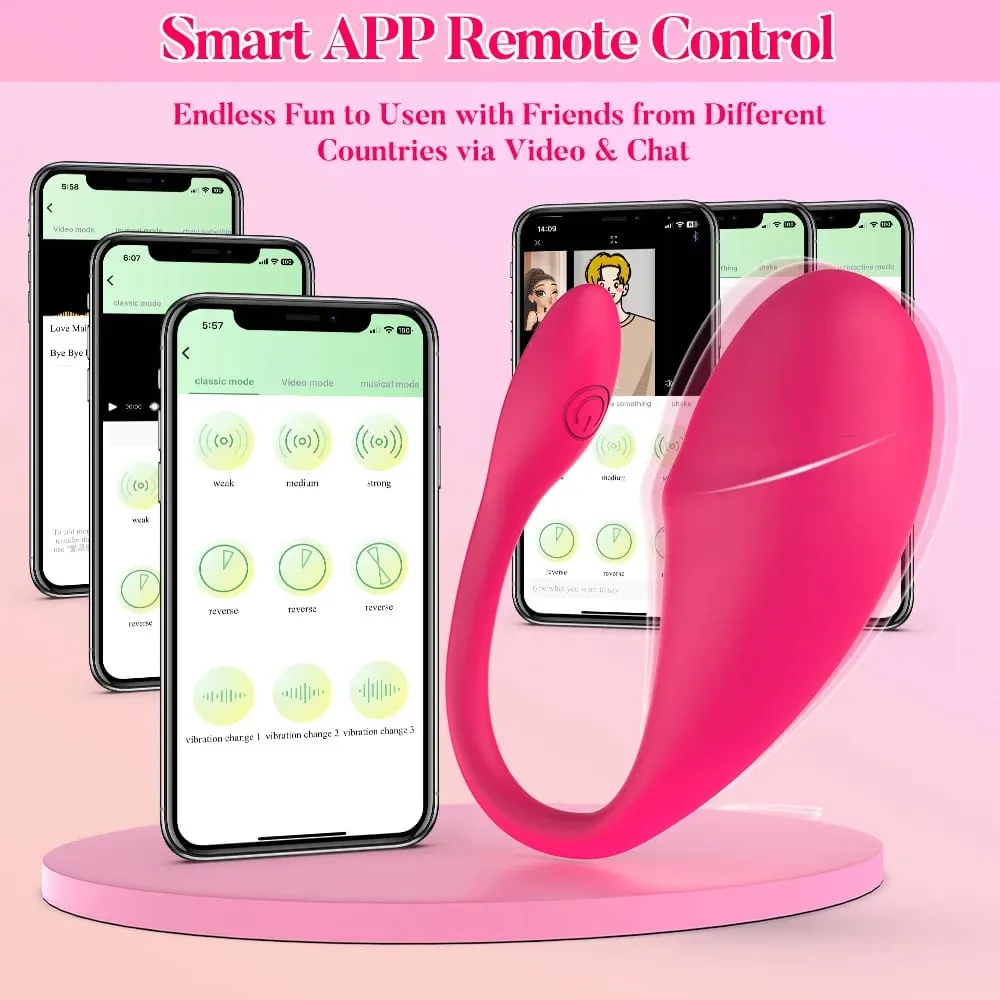 APP Woman Vibrating Egg Vaginal Massager A Point Stimulator Remote Control Of Wearable Woman Adult Sex Toys