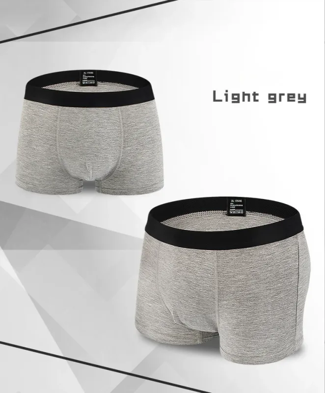 6pcs/Set Black Boxer Men Underpants Bamboo Mens Boxers Man Breathable Men's Panties Sexy Underwear For Men Gifts Comfortable New