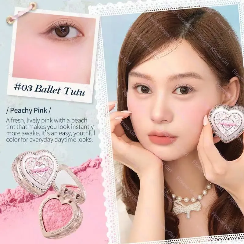 Flower Knows Full Makeup Kit Luxury Gift Box Eyeshadow Palette Blush Lip Cream Hand Mirror Hair Clip Bag Pendant Cute Beauty Cos — image 5