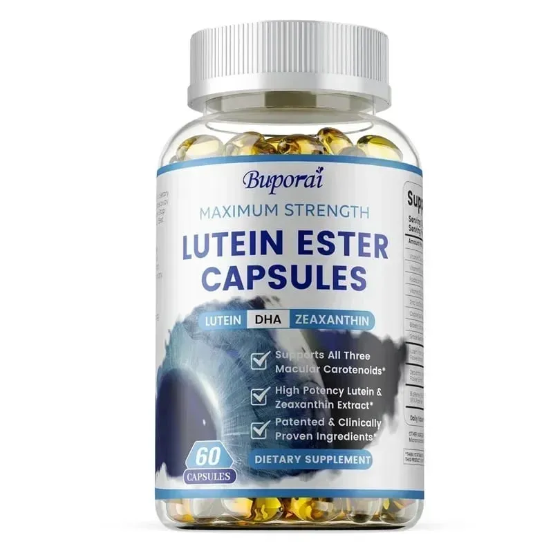 Luteinester-Kapseln – unterstützen die Gesundheit der Augen, bewahren klare Sicht, lindern Augenermüdung, wirken antioxidativ und schützen vor UV-Strahlen
