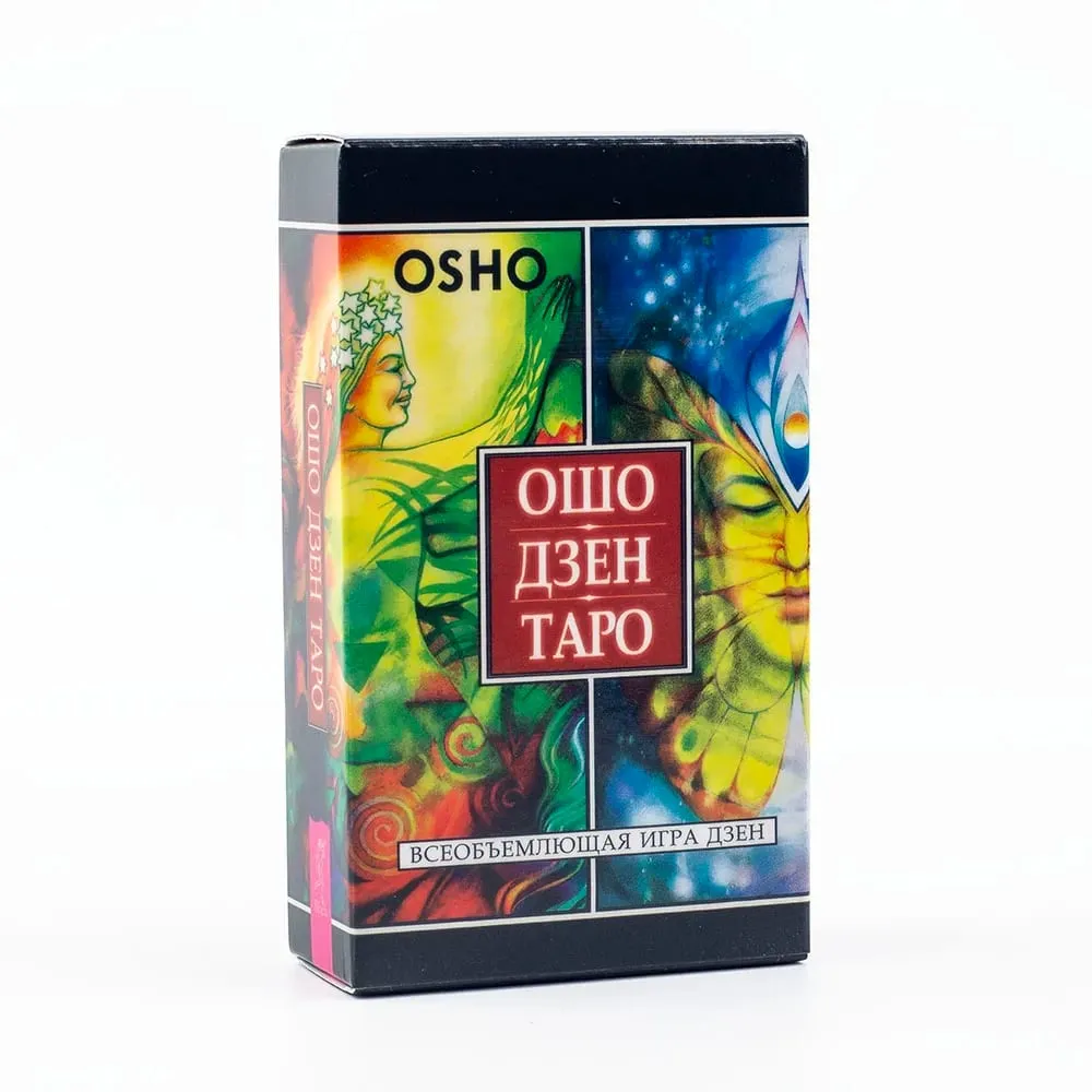 ОШО ДЗЕН ТАРО OSHO ZEN TARO 79Pcs Russian Visions Fate Divination Tarot Cards FortuneTelling Card Games Party Board Game10.3x6CM