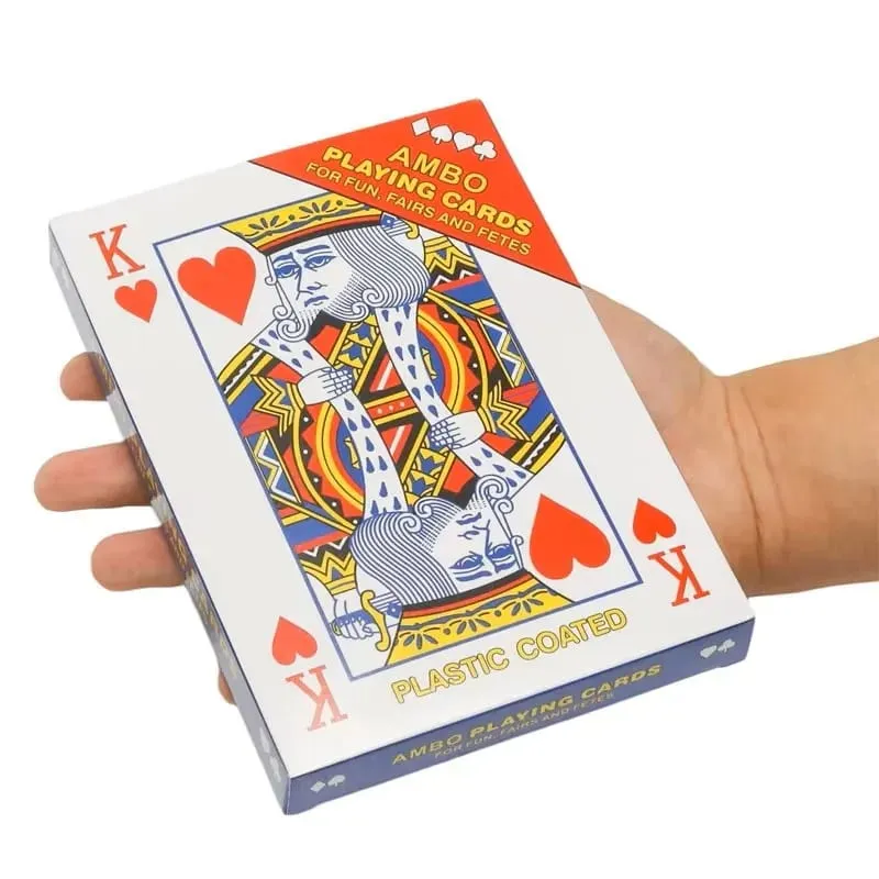 Oversized Playing Cards Jumbo 2x Larger Party Carnival Games For Adluts Juego De Mesa Familiar Divertido Funny Novelty Gifts — image 1