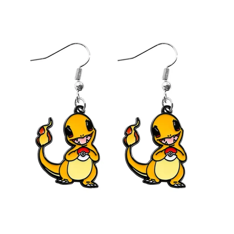 Anime Pokemon Metal Toy Figure Comel Pikachu Squirtle Psyduck Charmander Hiasan Parti Hadiah Cosplay