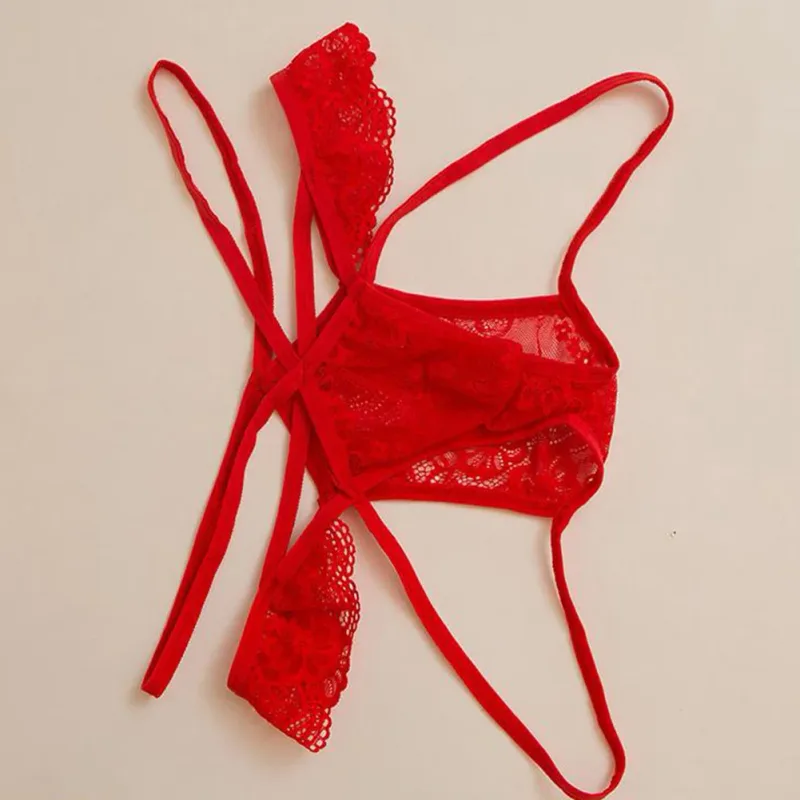 Sous-vêtements Sexy en string pour hommes, jouet transparent pour Lingerie en dentelle, poche bombée, taille basse, culotte d'été pour hommes — image 9