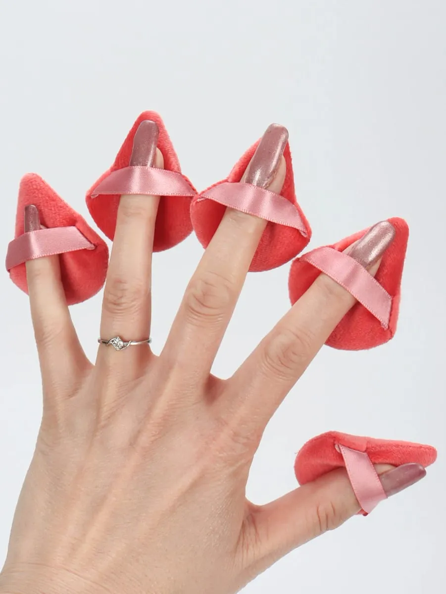 Mini Triangular Powder Puff 40-80Pcs Apply Loose Powder by Gently Pressing It onto the Face to Achieve a Setting Effect