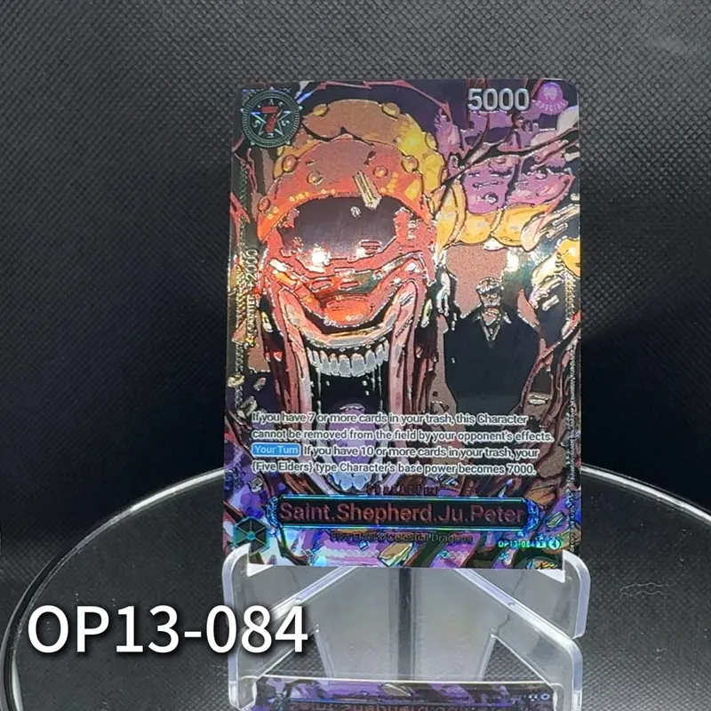 One Piece TCG OPCG English Character Card OP13 5 Siant Nusjuro Saturn Ju.Peter Warcury Mars Imu Deck Textured Foil Card — image 9