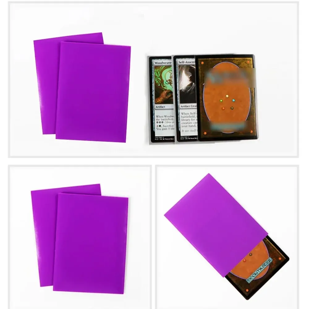 50PCS 66x91mm matný, pevný, pouzdra na karty standardní velikosti Nakládání svrchem pro sběratelské karty Ochranný kryt karty pro MGT/PTCG