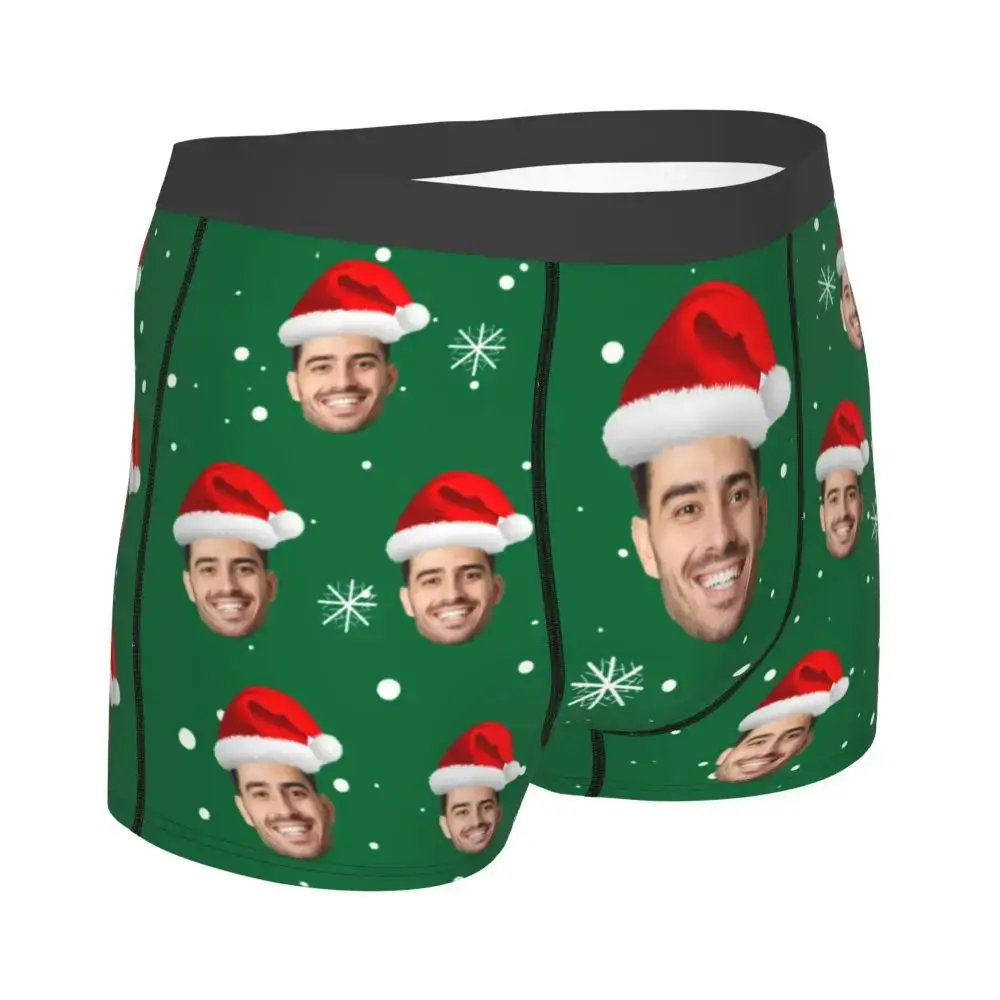 Christmas Gift Custom Face Boxers Men Gift Personalized Photo Underwear Design Birthday Boxer Briefs for Boyfriend Husband — image 9
