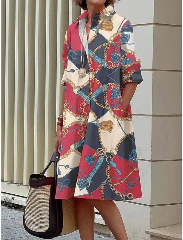 S-5Xl Sommer-Hemdkleid, Weiß, Blau, Abend-Vintage-Kleider, Party, extra lang, lockere Damenkleider, nur Celadon-bedruckte Kleider