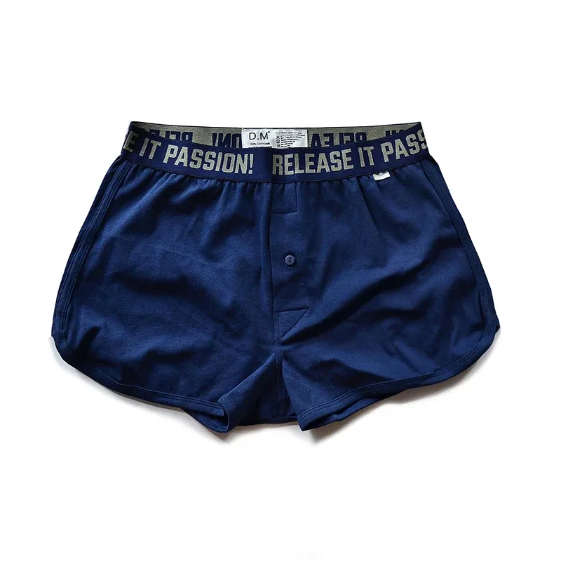 Man's Underwear Panties Men's Shorts Cotton Underwear Boxers Solid Loose Cuecas Masculinas Home Boxershorts Ropa Interior Hombre — image 29