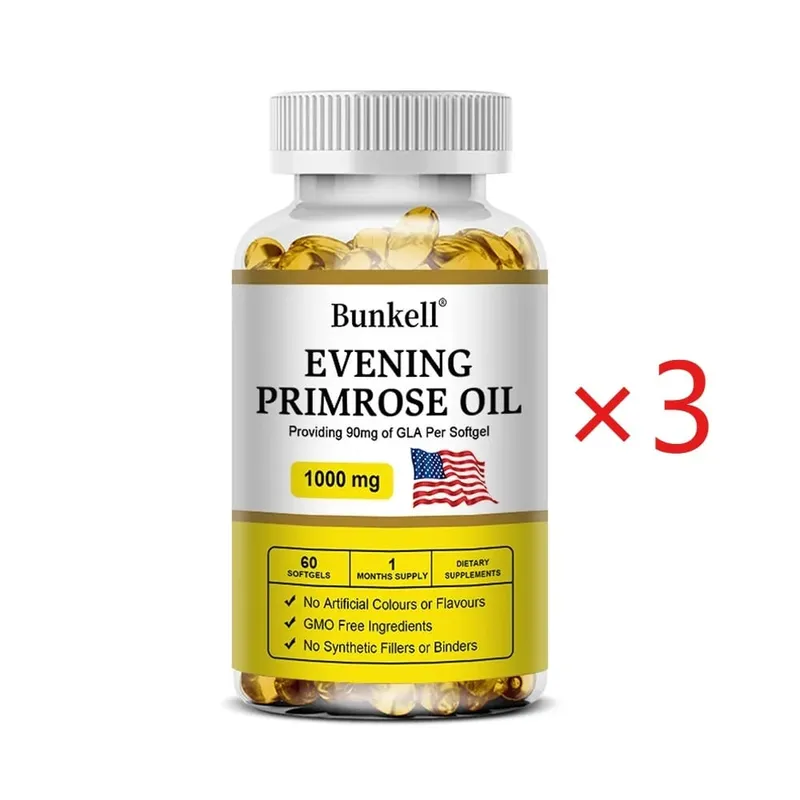 Evening Primrose Oil - Anti-oxidation Bone Strengthening Immunity Enhancement Endocrine Health Improvement