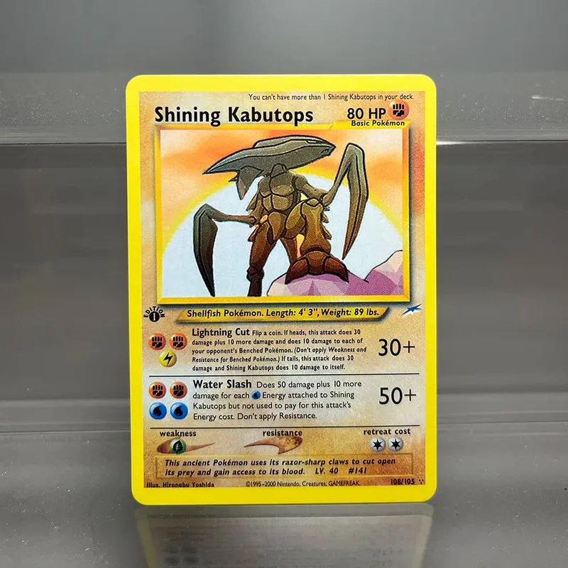 PKM Single Cards 1st Edition 1996 Raichu Charizard Dragonite PTCG Foil Cards Game Collection PKM Proxy Cards
