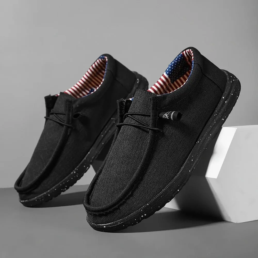 Plus Size Men's Solid Color Breathable Slip On Classic Loafer Shoes Comfy Casual Durable Lightweight Walking Shoes — image 2