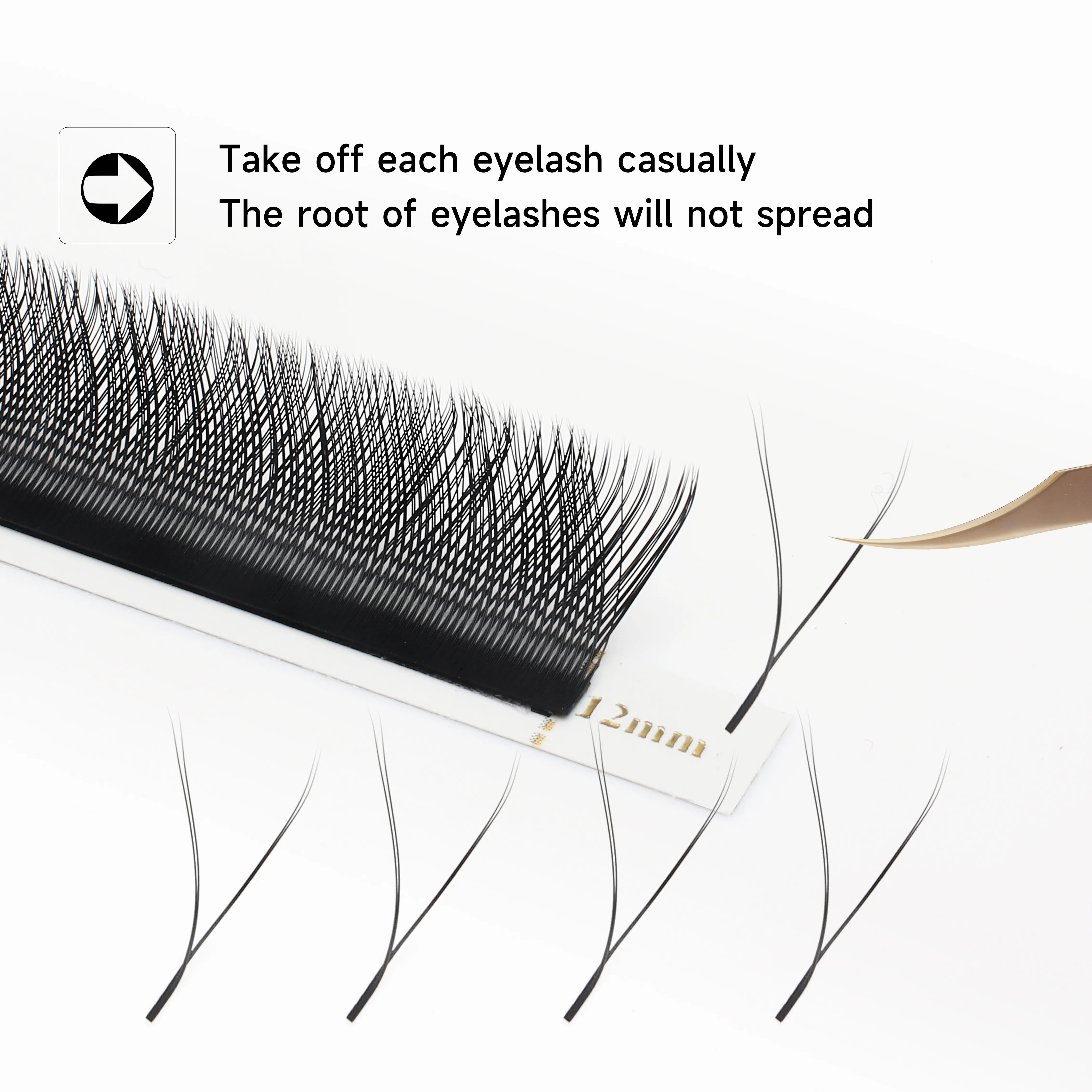 W Shaped Bloom 2D 3D 4D 5D 6D 7D 8D Automatic Flowering Premade Fans Eyelashes Extensions Natural yy Individual Lashes