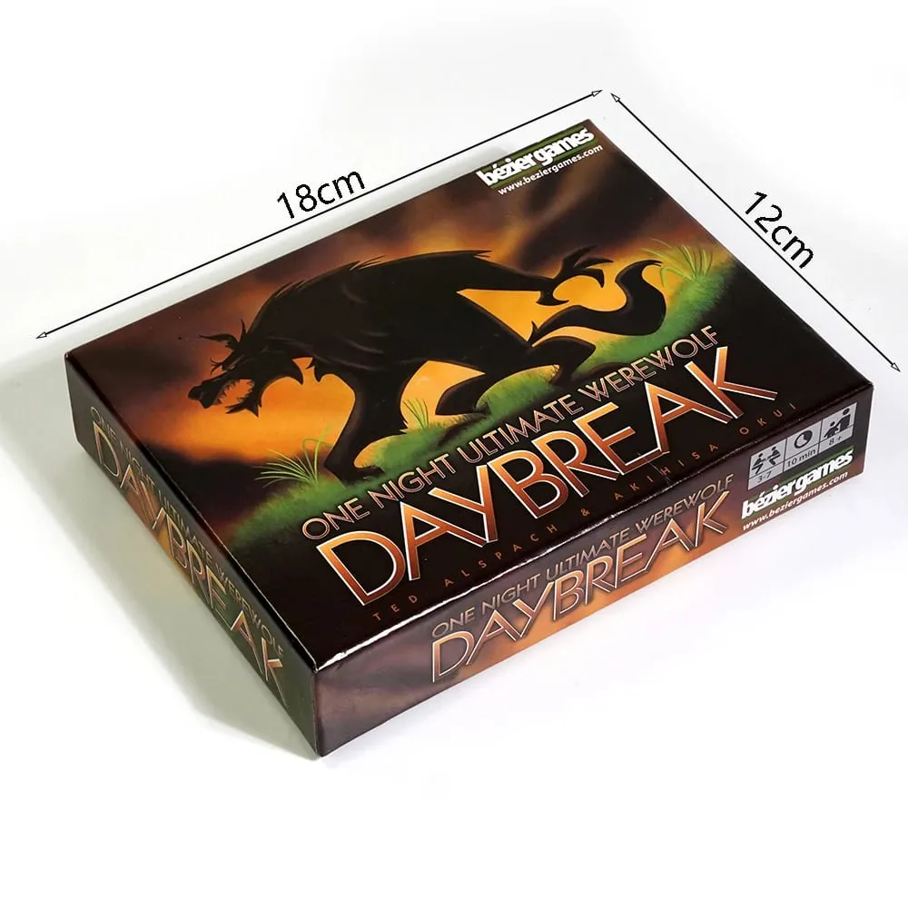 One Night Ultimate Daybreak Great Family Card Game Fast and Fun Game Hidden Roles Bluffing Ultimate Party Game