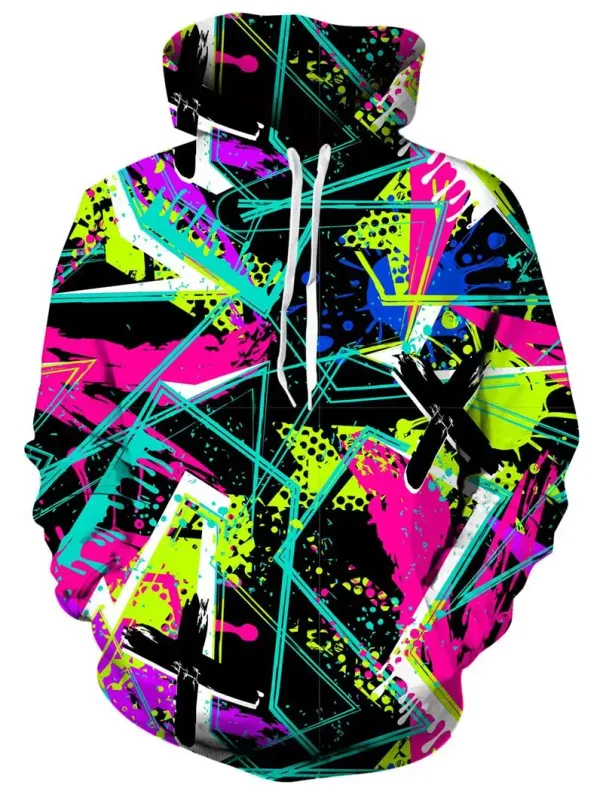 Sudaderas con capucha para hombre, estampado de gato Animal, patrón 3D, jersey con capucha de otoño, sudadera con bolsillo, ropa de calle holgada y cómoda — image 8
