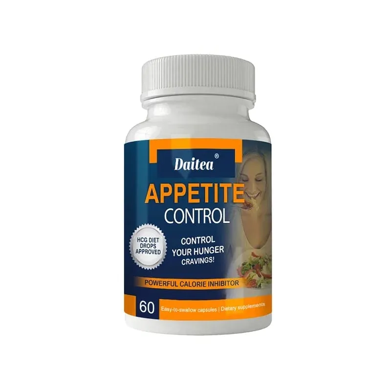Daitea Capsule per il Controllo dell'Appetito - Chitosano Biologico con Vitamina C (90% DAC) Aumenta il Metabolismo Bruciando i Grassi Basso Contenuto di Grassi