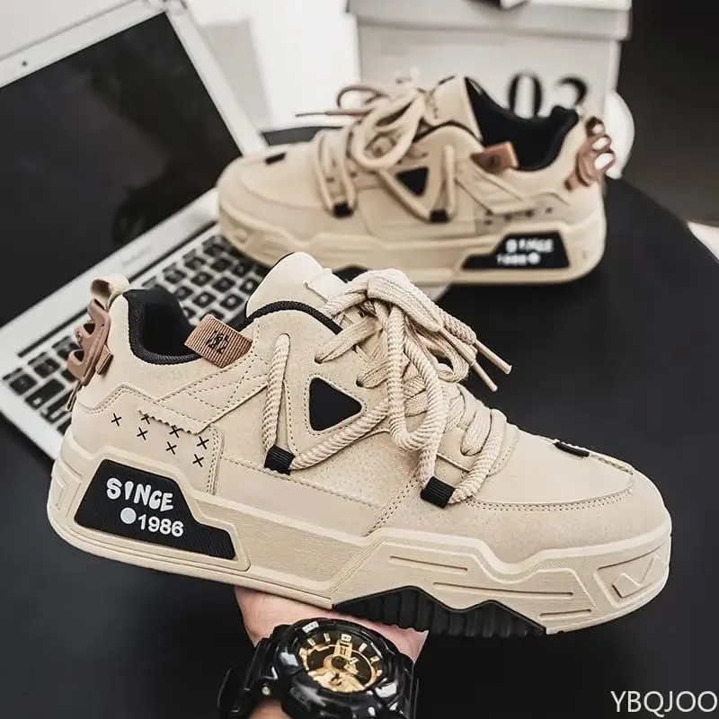 Spring men's new fashionable low top board shoes trendy versatile sports shoes casual comfortable men's sneakers