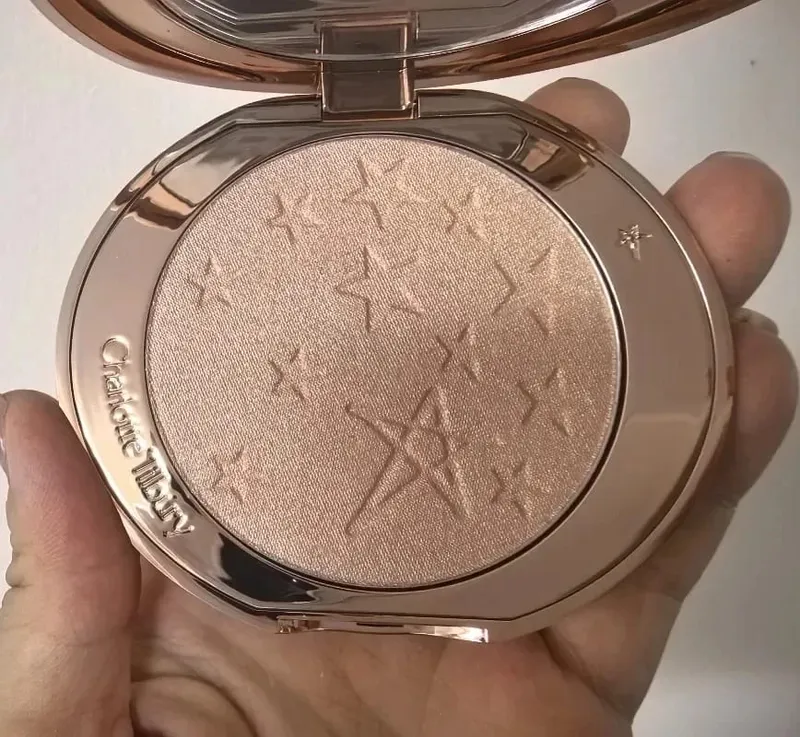 Charlotte Tilbury Starlight Powder Compact And Concealer Medium to Full Coverage Brightening Waterproof Hydrating Dewy Finish