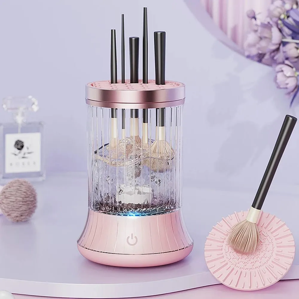 USB Plug Portable Electric Makeup Brush Cleaner Rechargeable Makeup Brushes Cleaning Tool Automatic Makeup Brush Cleaning — image 2