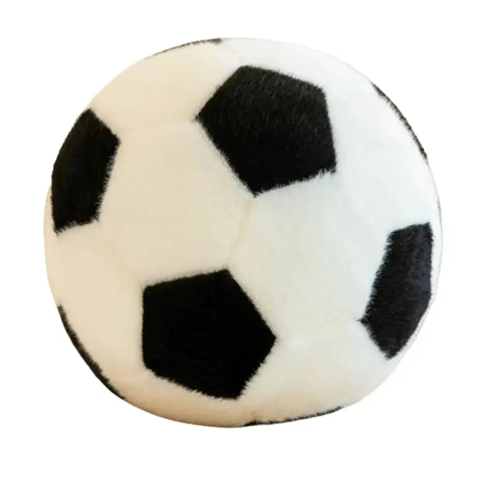 Bantal Lempar Bola Sepak Bentuk Bola Maskot Boneka Bantal Lempar Sepak Bola Lembut 13/20Cm Hadiah Ulang Tahun Teman Sepak Bola Ins