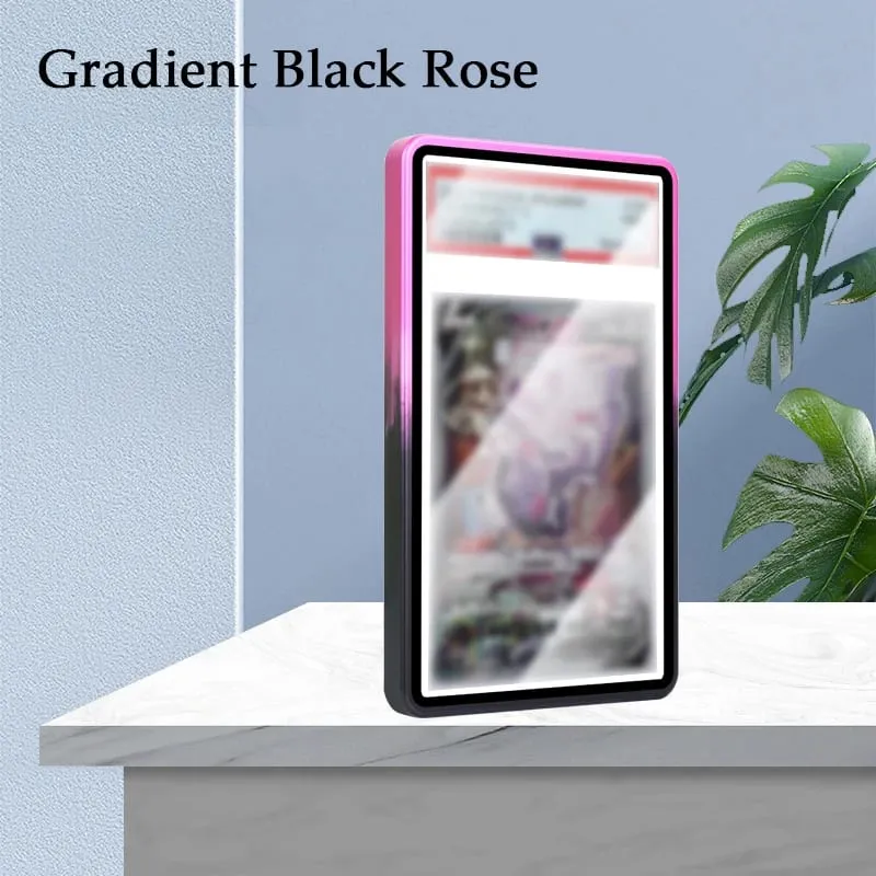 Gradient Color Aluminum Alloy Graded Cards Protector Case for PSA/BGS UV & Scratch Resistant Trading Card Bumper Display Holder