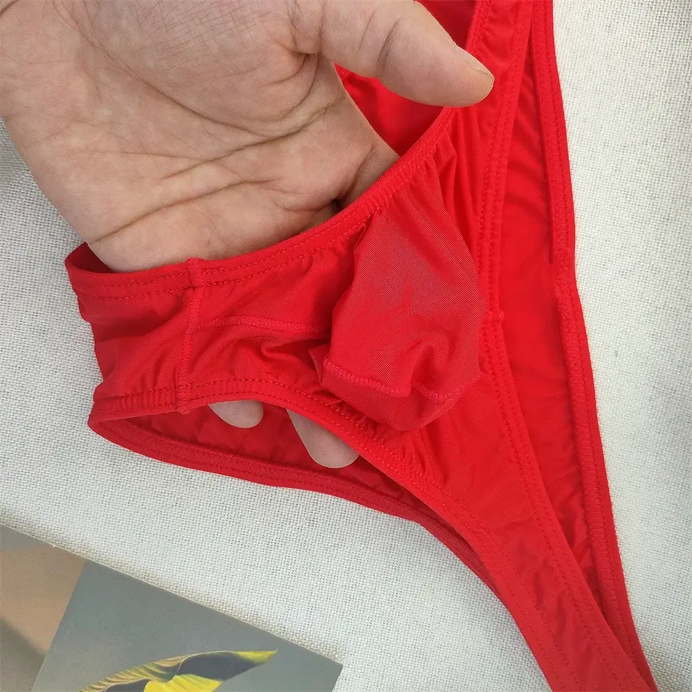 Seluar dalam Bikini Ketat Seksi Ketat Seluar Dalam Lutsinar Lelaki Sutera Ais Seluar Dalam Ultra Nipis Bersaiz Besar