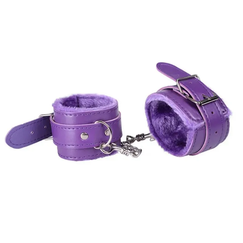 Nessun vibratore per le donne manette per il sesso polsino della caviglia BDSM Bondage restrizioni schiavo giochi erotici per adulti giocattoli del sesso per coppie donne