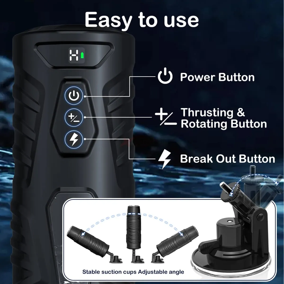 Telescopic Male Masturbator Automatic Thrusting Rotating Mastubator Cup Electric Sex Toy Pocket Pussy For Men Adult Supplies