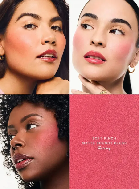 Rare Beauty Liquid Blush Natural Glow Blends Easily While Velvet Blush Stick Waterproof Sweat-resistant Lightweight Long Makeup