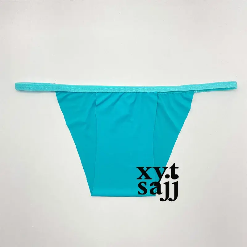 Quần lót tam giác Unisex cạp thấp Một mảnh đúc màu trơn Thiết kế không co giãn Không bó sát Thoải mái Quần lót ngắn gọn gợi cảm