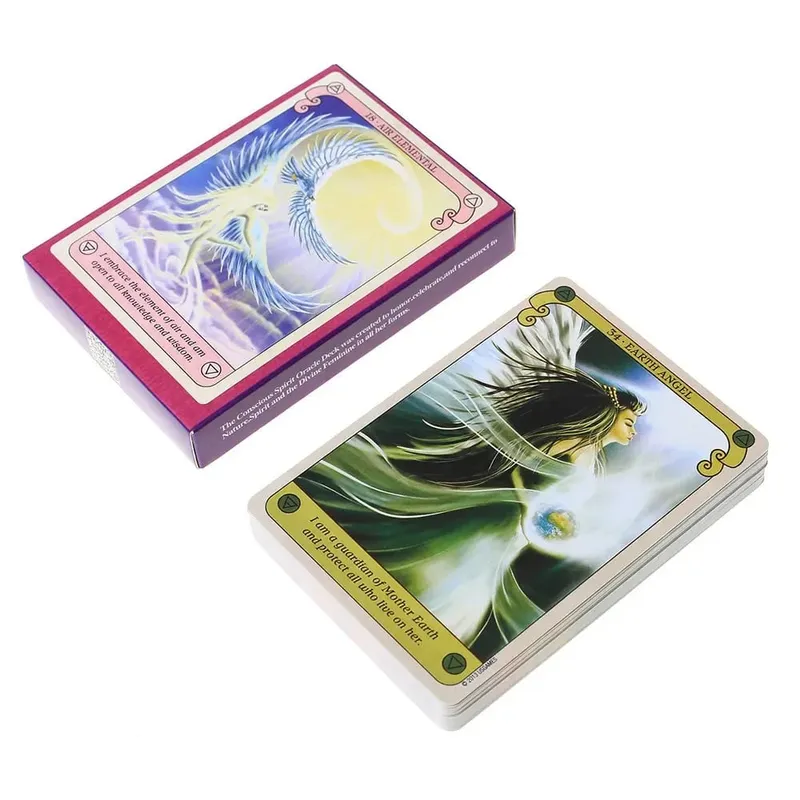 Conscious Spirits Oracle Card A 45 Cards Durable Fashionable Party Fun Playing Card Tarot Card Deck Board Games — image 4