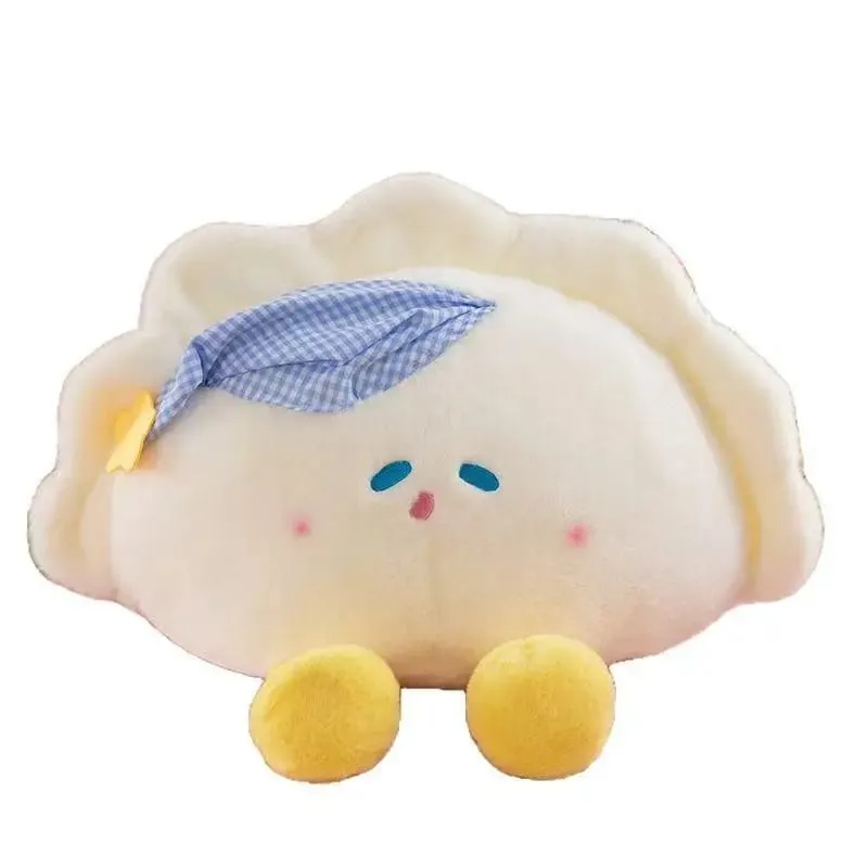 Hot Cute Dumpling Plys Dukke Blød udstoppet Pyntepude Yndig tegneseriepude Legetøj Til hjemmet Soveværelsesindretning Fødselsdagsgave