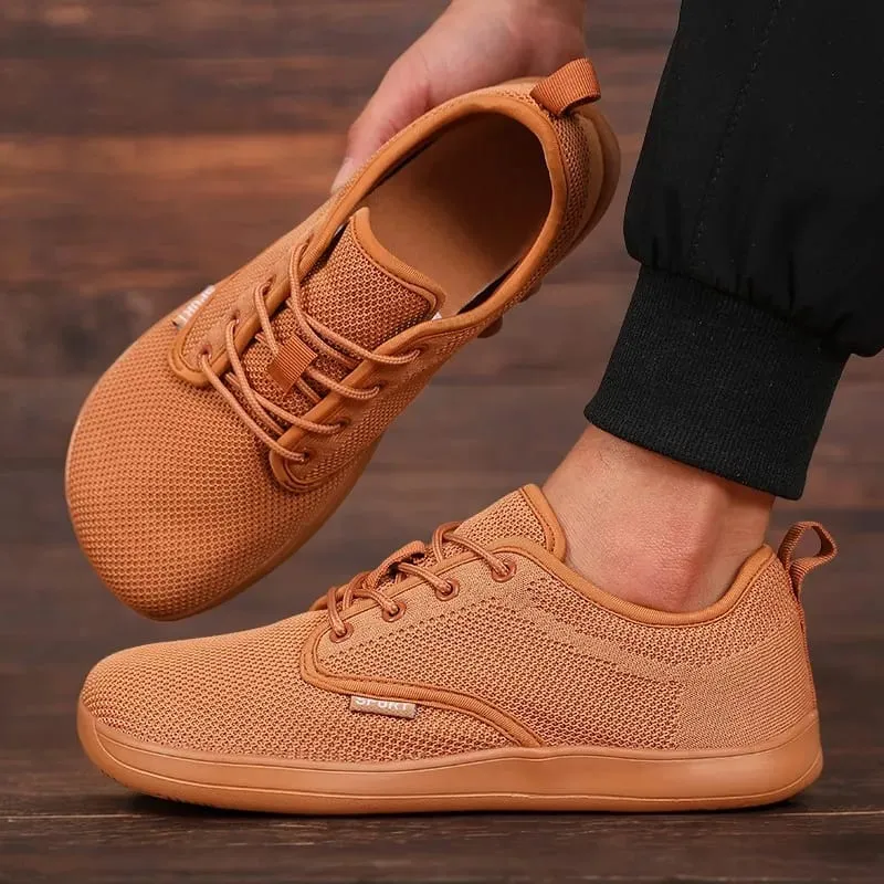 Nam Giày Nhẹ Giày Rộng Mũi Giày Chống Trơn Trượt Thoải Mái Thuyền Giày Unisex Chân Trần Tối Giản Giày