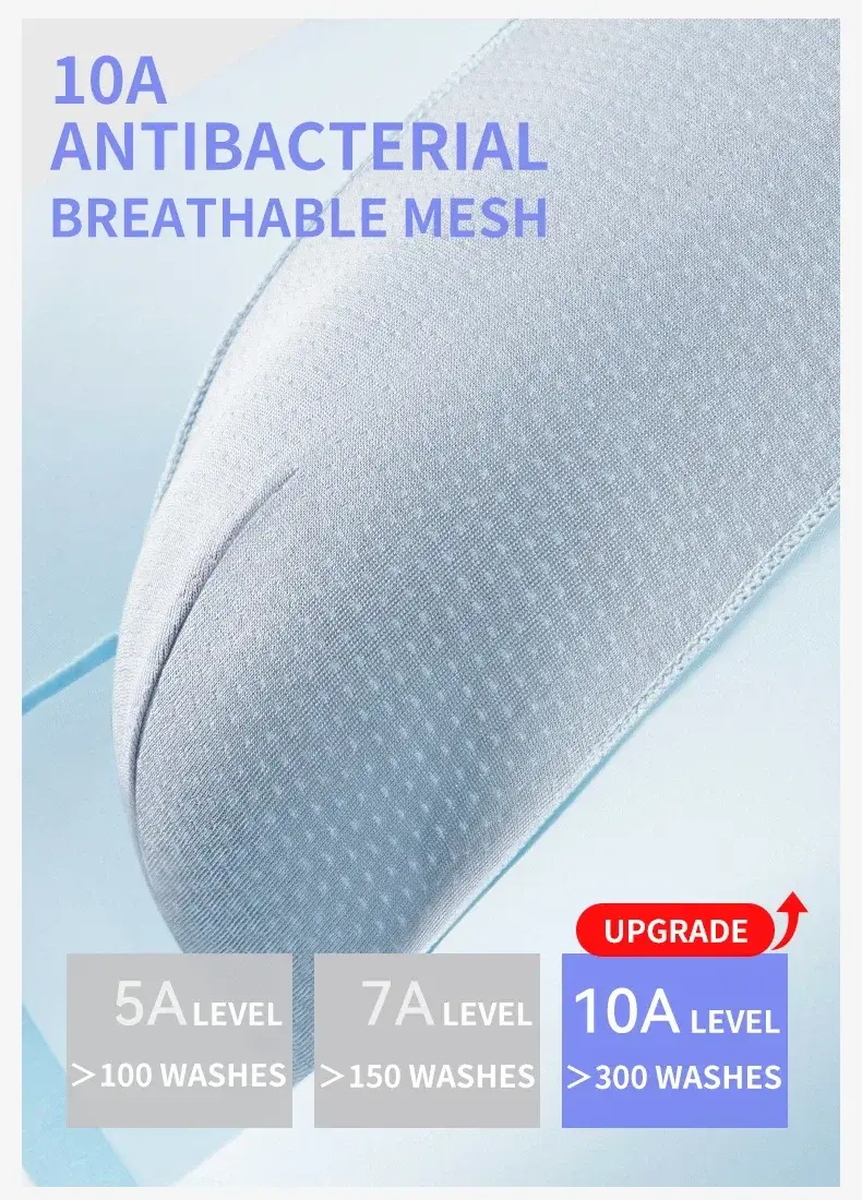 MiiOW 3Pcs Ice Silk Men's Panties Antibacterial Men Underwear Boxer Breathable Mesh Crotch Man Underpants Summer Men Boxershorts