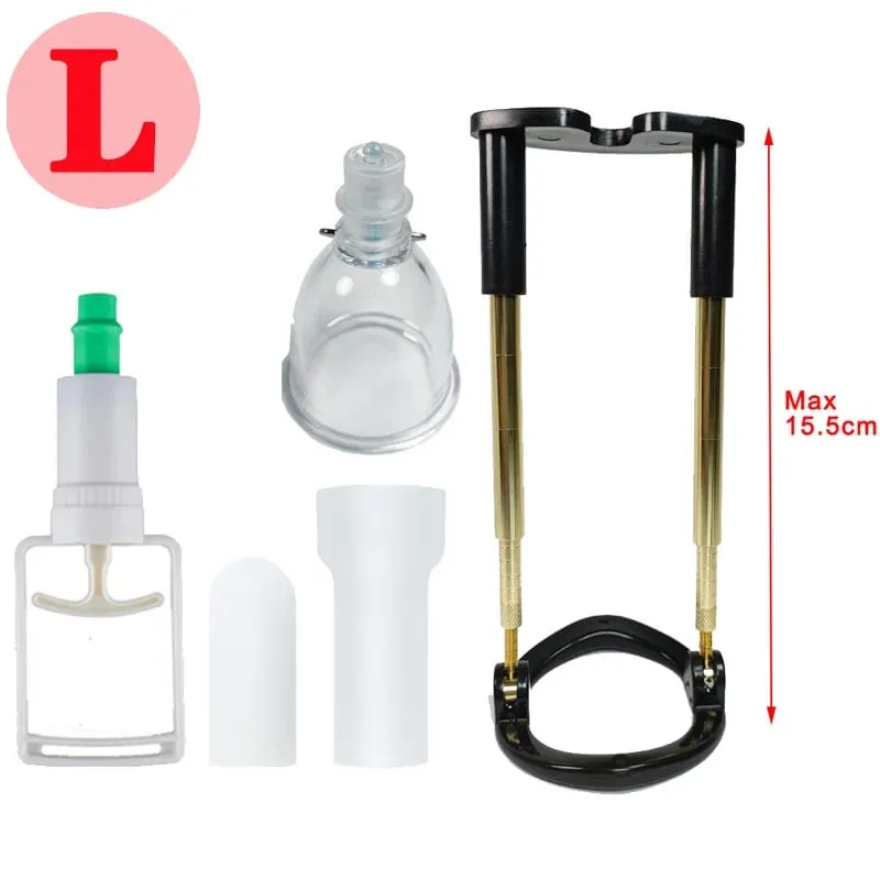Bending Correction Penis Pump Male Enlarger Enhancement Extender Traction Exercise Sex Toys Men Dick Enhancer Stretcher Trainer