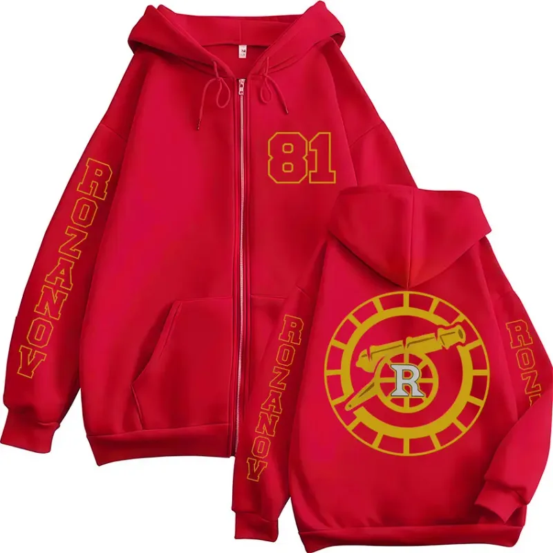 Rivalité chauffée Llya Rozanov graphique sweat à capuche zippé hommes femmes mode Vintage Cardigan sweat polaire surdimensionné vestes décontractée — image 11