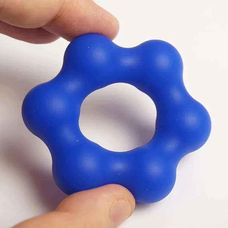 Star Dick Penis Cock Ring Delay Ejaculation Silicone Cockring Erection Sex Toys Men Testicle Scrotum Ball Stretcher
