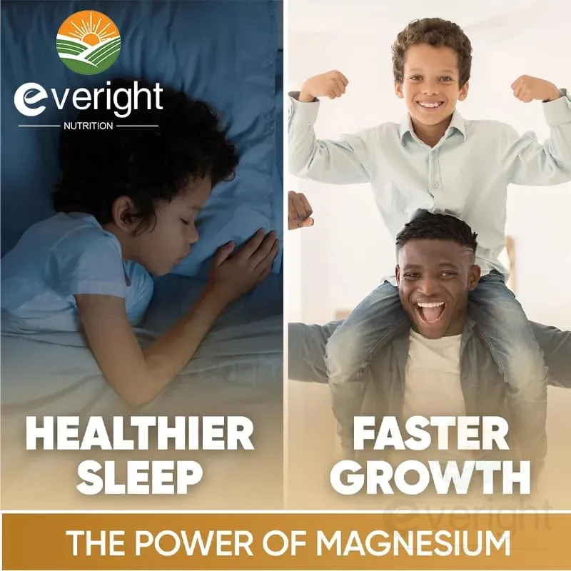 Bone Strength Supplement - for Natural Height Growth Adult and Kids - High Absorption - Calcium Magnesium Zinc Multivitamins