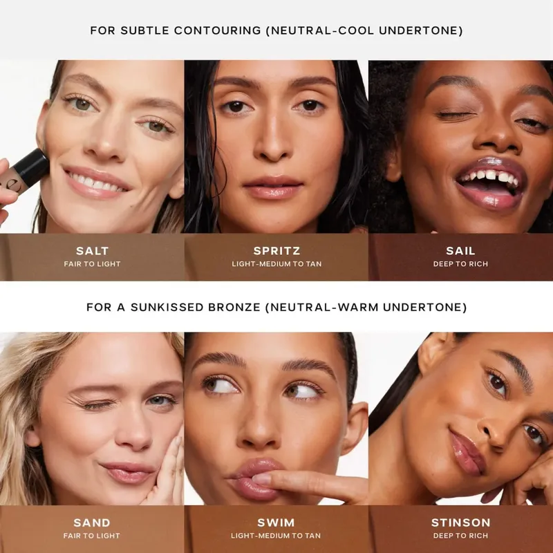 Saie Moisturizing Face Liquid Highlighter Bronzer Contouring Cream Highlight Shimmer Shine Illuminator Easy To Apply Makeup — image 7